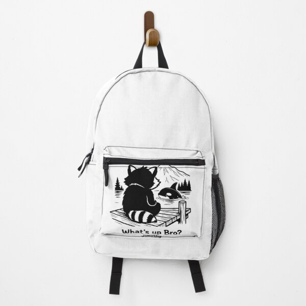 Item preview, Cute Jimothy Raccoon Watching Orca Whale designed and sold by TSshirtShoppe.