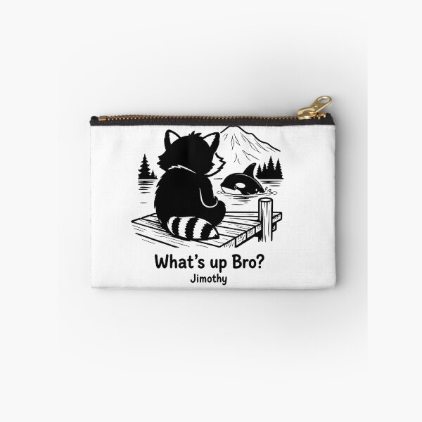Item preview, Cute Jimothy Raccoon Watching Orca Whale designed and sold by TSshirtShoppe.