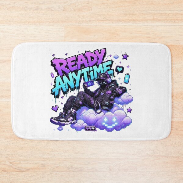 Item preview, READY ANYTIME Gaming Sticker | Neon Gamer Esports Streetwear Design designed and sold by Stylestickers55.