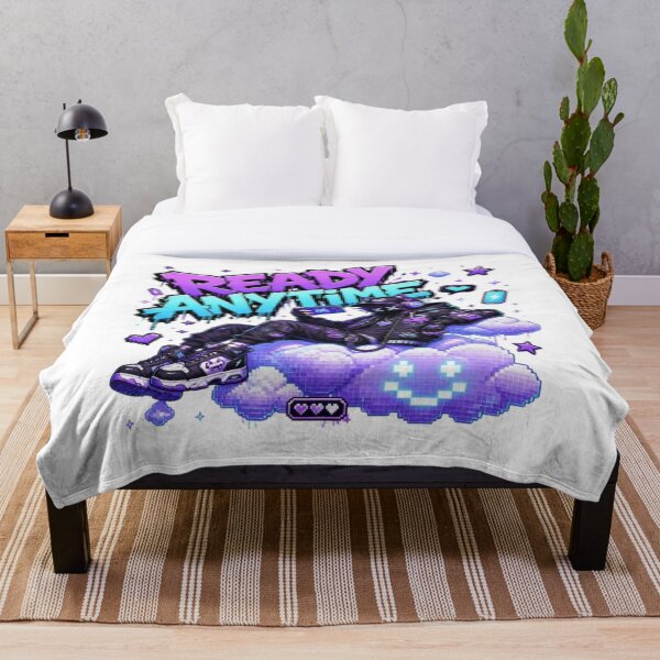 Artikelvorschau, Gaming-Sticker „Jederzeit bereit“ | Neon-Gamer-Esports-Streetwear-Design entworfen und verkauft von Stylestickers55.