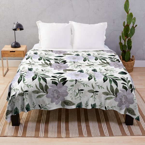 Item preview, Watercolor Garden Blooms in Soft Tones designed and sold by BriSher.