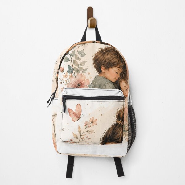 Artikelvorschau, Meine größten Segnungen nennen mich Mama — Aquarell-Design Mutter & Kinder entworfen und verkauft von JolususaStore.
