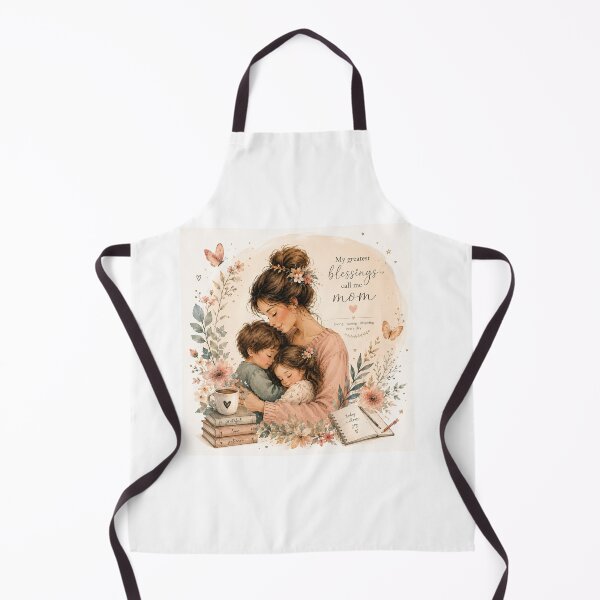 Item preview, My Greatest Blessings Call Me Mom — Watercolor Mother & Children Design designed and sold by JolususaStore.