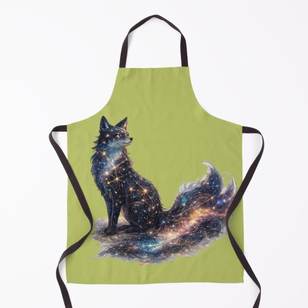 Item preview, A majestic fox woven from stars and galaxies designed and sold by MiniVitan.