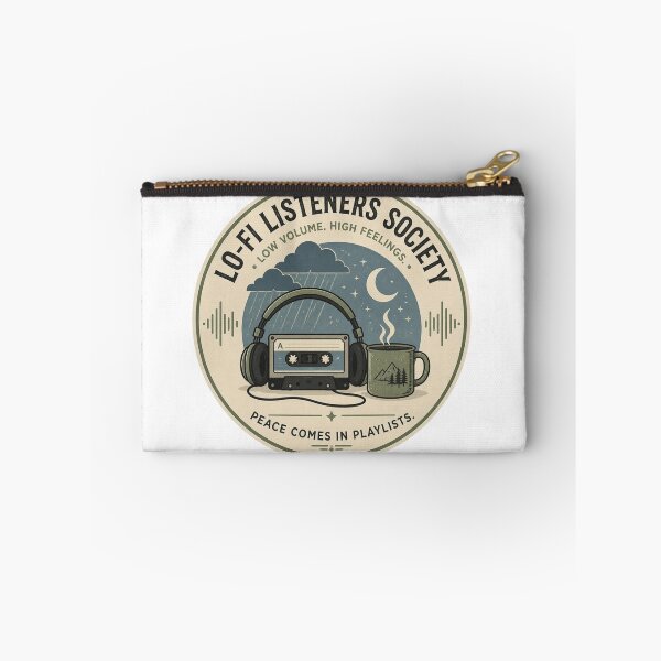 Item preview, Lo-Fi Listeners Society - Low Volume High Feelings Retro Cassette designed and sold by WearTheVibe Store.