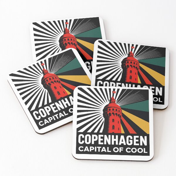 Item preview, Copenhagen Denmark Travel Souvenir - Nyhavn & Old Town Art designed and sold by OzzFrequency.