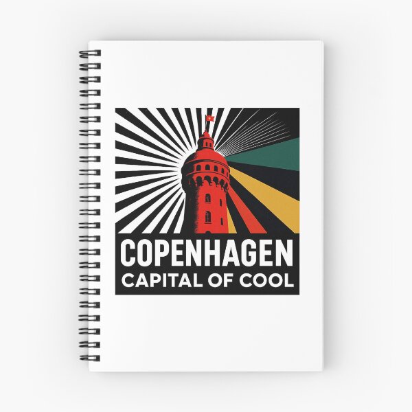 Item preview, Copenhagen Denmark Travel Souvenir - Nyhavn & Old Town Art designed and sold by OzzFrequency.