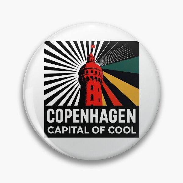 Item preview, Copenhagen Denmark Travel Souvenir - Nyhavn & Old Town Art designed and sold by OzzFrequency.