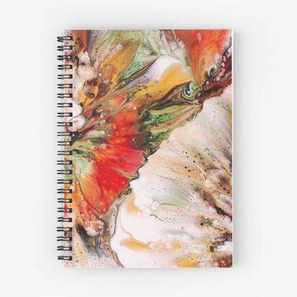Item preview, Wild Bloom – Abstract Fluid Art Poppy Flowers in Red and Green designed and sold by BuckaBaby.