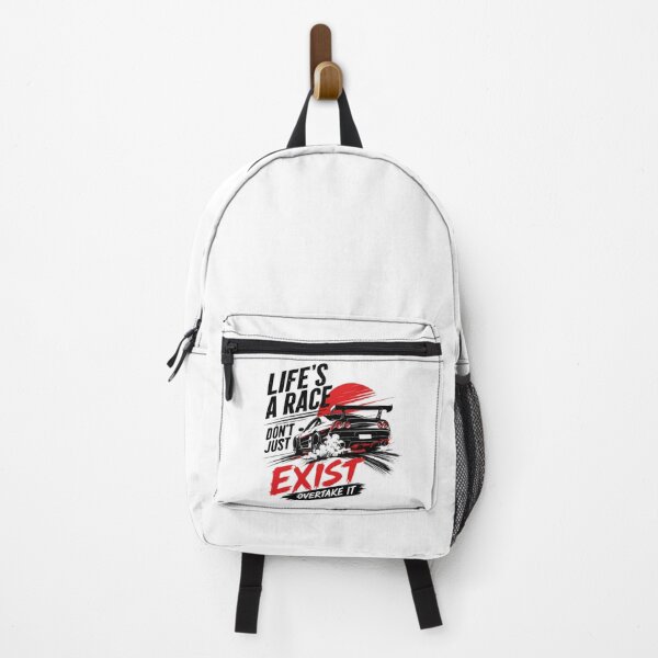 Item preview, Life's a Race – Don't Just Exist, Overtake It | Motivational Racing Car designed and sold by SidTastic .