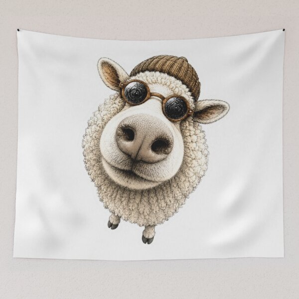 Item preview, Sheep  Selfie designed and sold by Snurly.