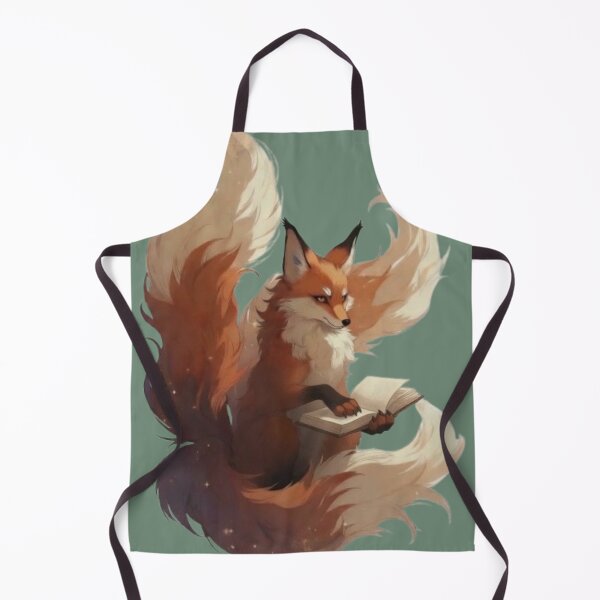 Item preview, Mystical Kitsune Reading Book | Japanese Fox Spirit Art designed and sold by Syrupulse.