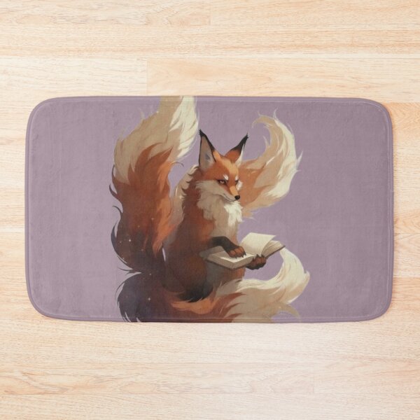 Item preview, Mystical Kitsune Reading Book | Japanese Fox Spirit Art designed and sold by Syrupulse.