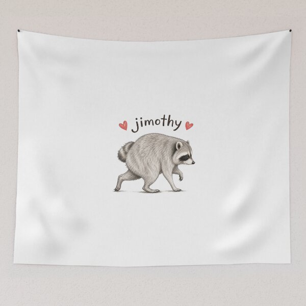 Item preview, Jimothy Cute Viral Short Spined Racoon designed and sold by sentfromemily.