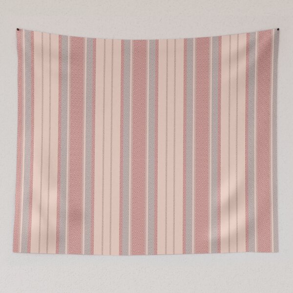 Item preview, Pastel Red & Gray Chevron Stripes designed and sold by KSimpson838.