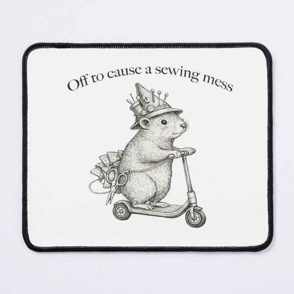 Item preview, Off to Cause a Sewing Mess - Sewing Fanart designed and sold by Gbriel3.