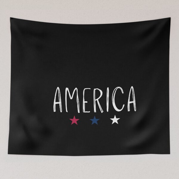 Item preview, Minimalist America USA Patriotic Typography Design designed and sold by Paper Drip.