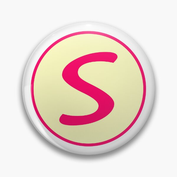 Item preview, Pink Alphabet Letter S Circle designed and sold by Jeallan Designs.