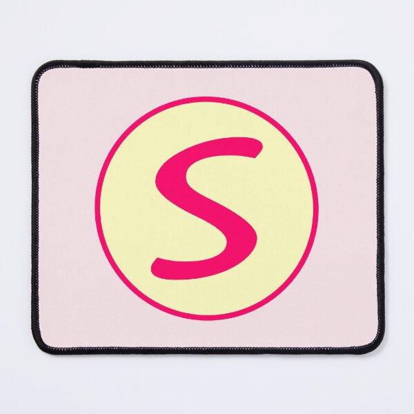Item preview, Pink Alphabet Letter S Circle designed and sold by Jeallan Designs.