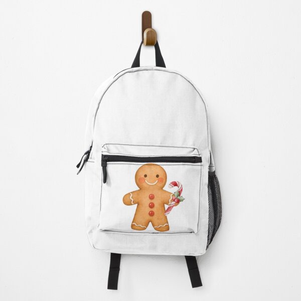 Item preview, Cute Gingerbread Man with Candy Cane Christmas Cookie designed and sold by Sela Art .