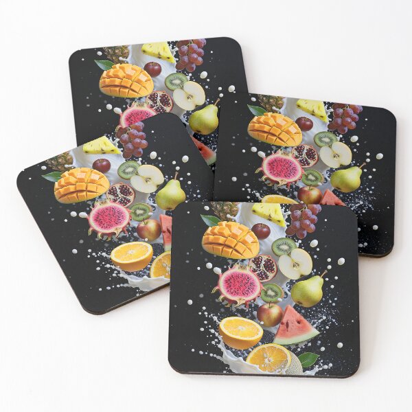 Item preview, Tropical fruit splash in milk designed and sold by Karaburmagirl.