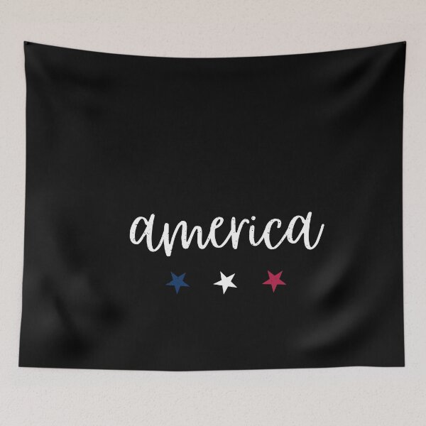 Item preview, Minimalist America USA Patriotic Typography Design designed and sold by Paper Drip.