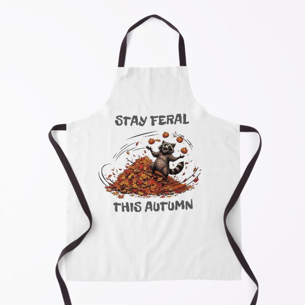 Item preview, Stay Feral This Autumn Raccoon Funny Fall Halloween Goblincore Raccoon designed and sold by Neurospicy Trolls.