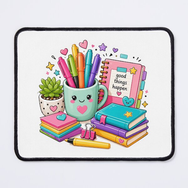 Item preview, Cute Colorful Stationery | Kawaii Planner Supplies, Notebook, Pens & Study Aesthetic | Teacher Gift | Journal Lover Decal designed and sold by Pixanova.
