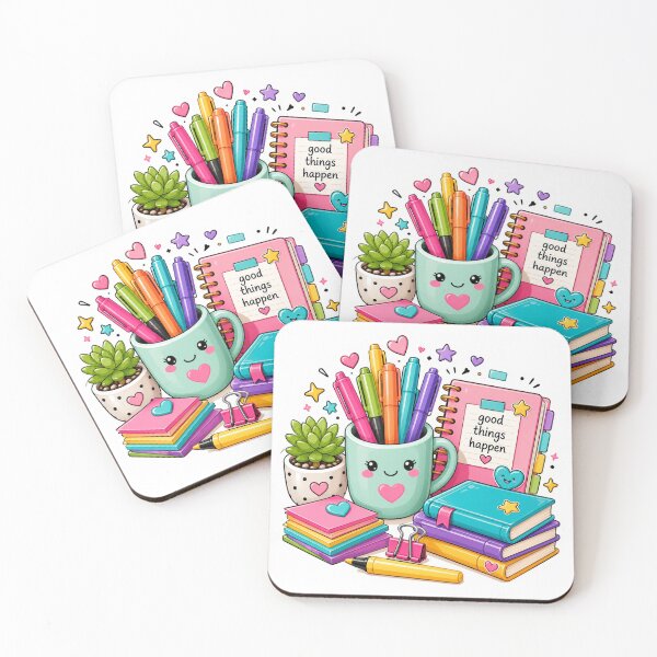 Item preview, Cute Colorful Stationery | Kawaii Planner Supplies, Notebook, Pens & Study Aesthetic | Teacher Gift | Journal Lover Decal designed and sold by Pixanova.