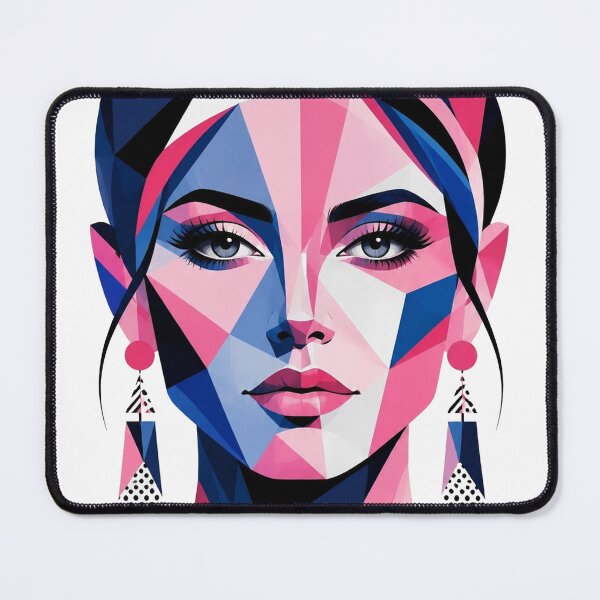 Item preview, Grace in Geometry – A Portrait of Quiet Strength designed and sold by fateh236.