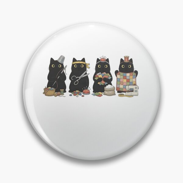 Item preview, Black Cats Sewing group fanart designed and sold by Gbriel3.