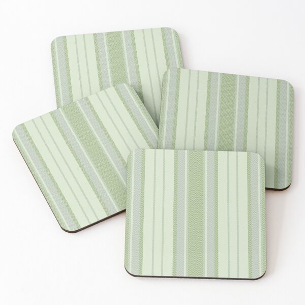 Item preview, Pastel Gray Green Chevron Stripes designed and sold by KSimpson838.