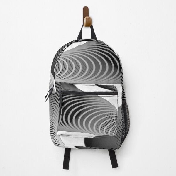 Item preview, The Elegance of Frozen Movement: Abstract Monochrome 3D Vortex - Geometric Art with Fluid Curves designed and sold by RAYBIL.