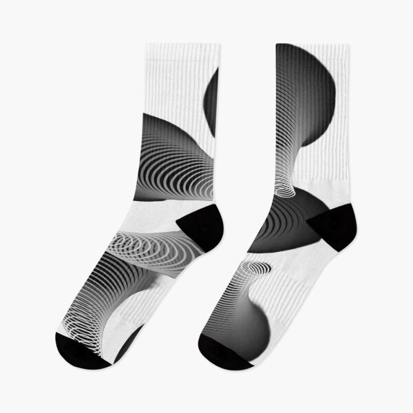 Item preview, The Elegance of Frozen Movement: Abstract Monochrome 3D Vortex - Geometric Art with Fluid Curves designed and sold by RAYBIL.
