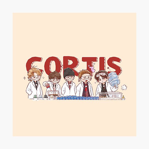 Item preview, CORTIS POP OUT LAB SCIENTISTS CUTE FANART designed and sold by Coer1014.