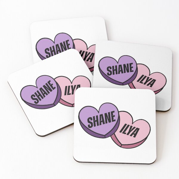 Item preview, Heated Rivalry Shane and Ilya love hearts  designed and sold by baranskini.