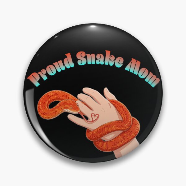 Item preview, Proud Corn Snake Mom Cute Winking Corn Snake with Heart Tongue Funny Reptile Mom Gift Exotic Pet Lover Print On Demand designed and sold by MoqunaDesign.