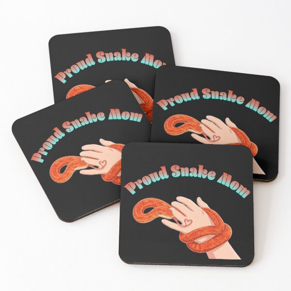 Item preview, Proud Corn Snake Mom Cute Winking Corn Snake with Heart Tongue Funny Reptile Mom Gift Exotic Pet Lover Print On Demand designed and sold by MoqunaDesign.