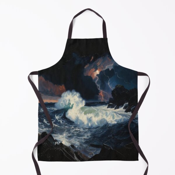 Item preview, Epic Stormy Ocean Midnight Tempest Lightning Crashing Wave designed and sold by Nexus Space.