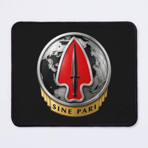 Item preview, Army - USASOC - Sine Pari - Delta Force wo txt - 3D - Enhanced designed and sold by Military Insignia Products.