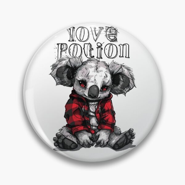 Item preview, Love Potion Emo Lumberjack Koala designed and sold by RichardRags.