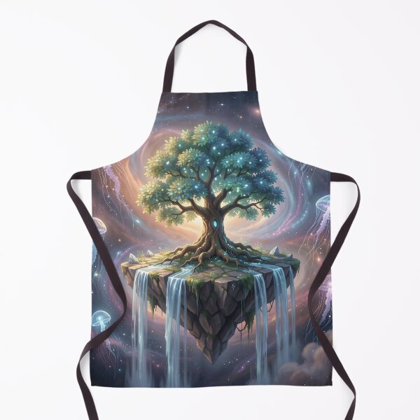 Item preview, Ancient Tree – Cosmic Floating Island Fantasy Art designed and sold by LittleBigGifts.