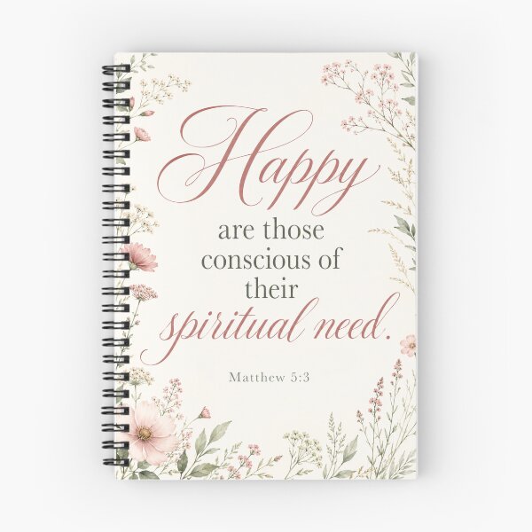 Item preview, Matthew 5:3 Bible Scripture | JW designed and sold by Alla  Lily.