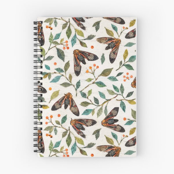 Item preview, Colorful Moth Seamless Pattern | Vintage Botanical Insect Repeat with Greenery designed and sold by SWSandraWechner.
