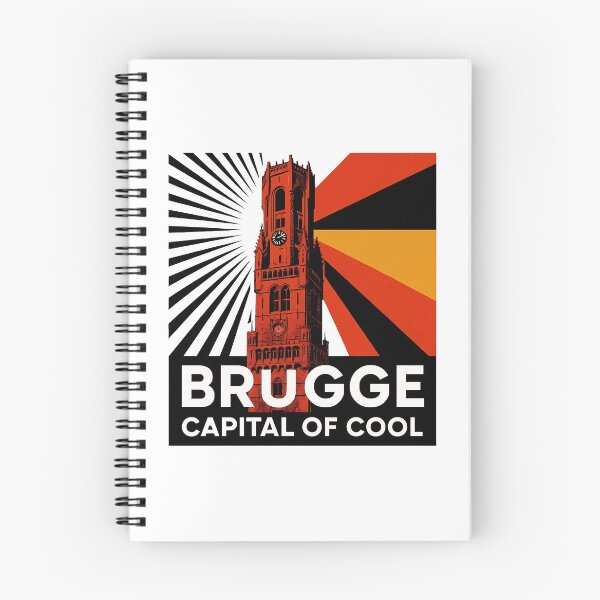 Artikelvorschau, Brügge, Belgien – Souvenir aus dem Belfried und dem Kanalmarkt entworfen und verkauft von OzzFrequency.