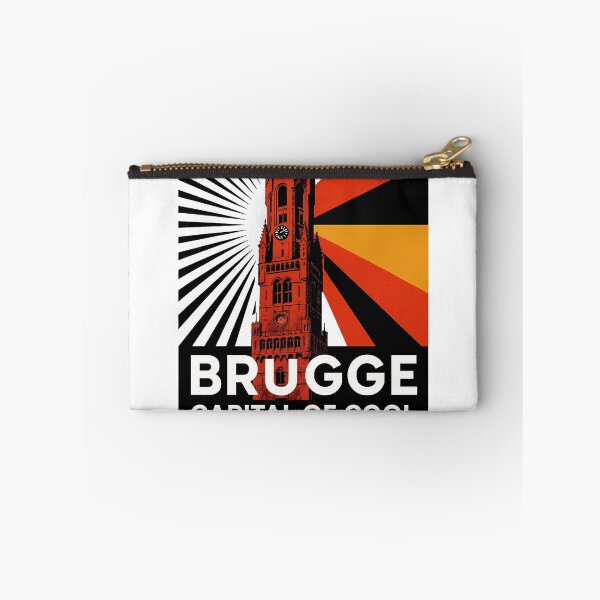 Item preview, Brugge Belgium Travel Souvenir - Belfry Tower & Canal Market Art designed and sold by OzzFrequency.