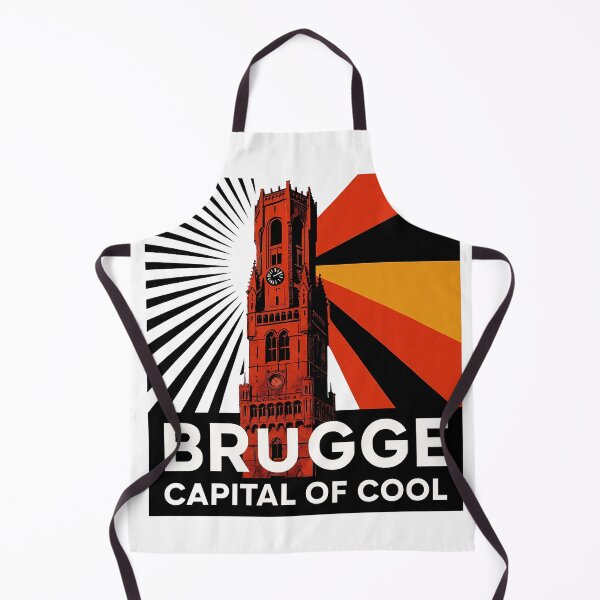 Item preview, Brugge Belgium Travel Souvenir - Belfry Tower & Canal Market Art designed and sold by OzzFrequency.