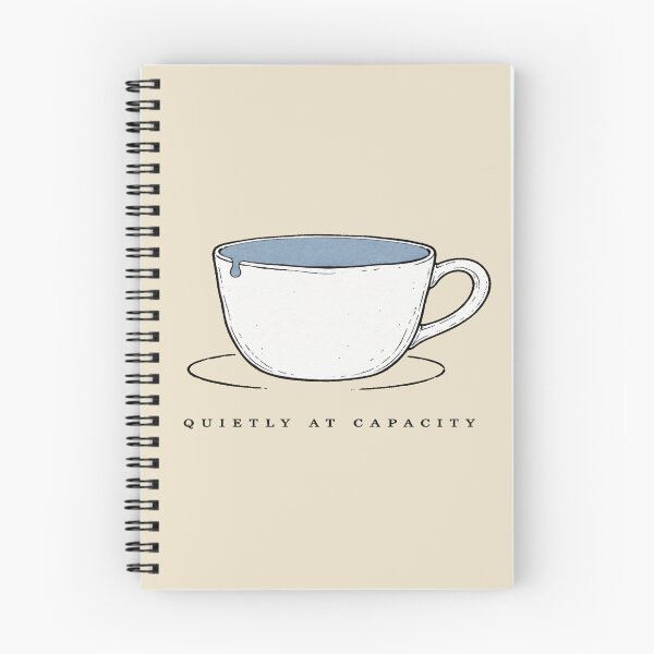 Item preview, Quietly at Capacity Cup Shirt for Overwhelmed Introverts designed and sold by POD DYNASTY | Original Print On Demand T-Shirt Graphics.