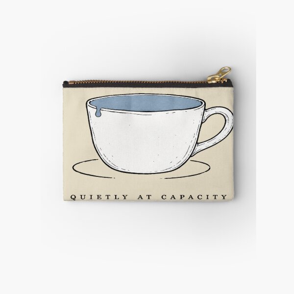 Item preview, Quietly at Capacity Cup Shirt for Overwhelmed Introverts designed and sold by POD DYNASTY | Original Print On Demand T-Shirt Graphics.