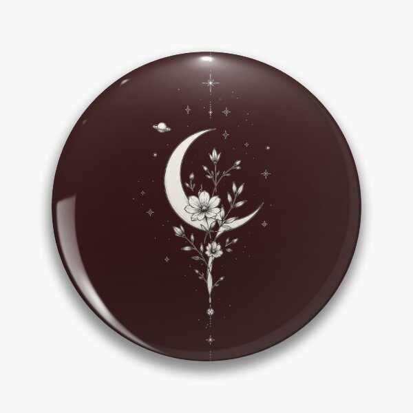 Item preview, Minimalist Moon Floral Line Art designed and sold by Nordova.